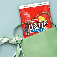 M&M'S, Peanut Butter Mega Milk Chocolate Candies, Sharing Bag, 155g, M&M'S PB MEGA SUP