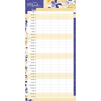 BrownTrout Mom's Family Planner 2024 12x24 Inch Matte Wall Calendar, 9781975464028