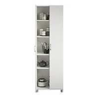 Systembuild Evolution Lory 24" Utility Storage Cabinet, White