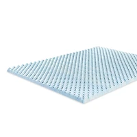 Zinus Spa Sensations inch Swirl Cooling Gel Memory Foam Air Flow Mattress Topper, Twin, Full, Queen