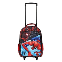 Marvel Spiderman Sac à dos à roulettes 40,6 cm avec Peter Parker Spider-Man, Miles Morales Spider-Man, Ghost Spider