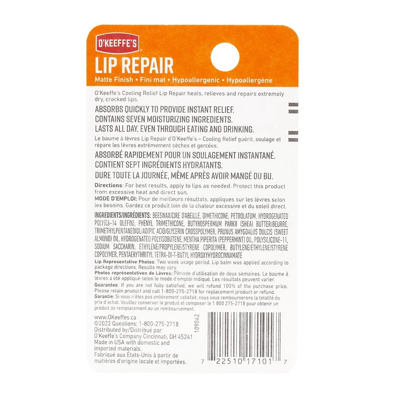Lip Repair Cooling Balm Stick, 4.2 g