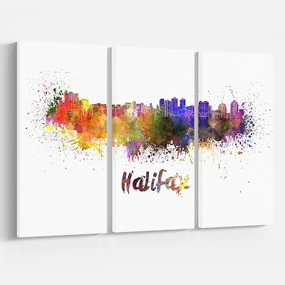 Design Art La Ligne D'Horizon De Halifax Art Sur Toile