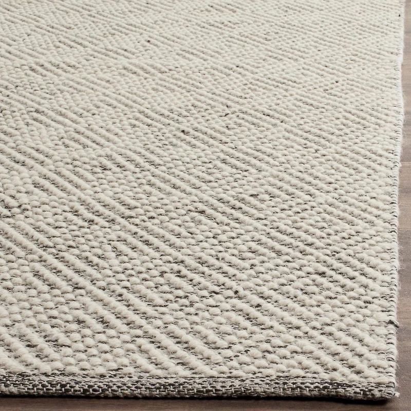 Safavieh Natura Eanna Tapis Géométrique, ivoire / gris clair, 6' X 9'