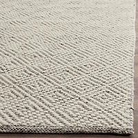 Safavieh Natura Eanna Tapis Géométrique, ivoire / gris clair, 6' X 9'