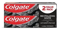 Dentifrice Colgate Essentials avec charbon, 98 mL, paquet de 2