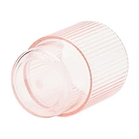 Hometrends Tinted Acrylic Ribbed Lowball Tumbler Assorted Colour, 1 pc