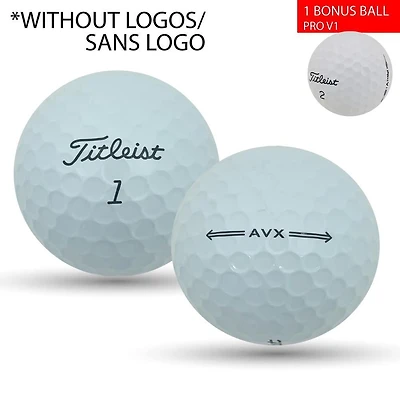 Mulligan - 60 Titleist AVX 5A Pristine 1 Bonus Pro V1 5A Recycled Used Golf Balls, White