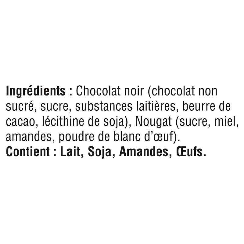 Tablette De Chocolat Noir Toblerone Avec Nougat Au Miel Et Aux Amandes 360 g