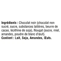 Tablette De Chocolat Noir Toblerone Avec Nougat Au Miel Et Aux Amandes 360 g