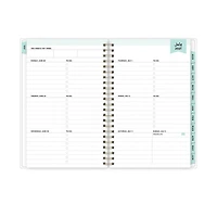 Agenda hebdomadaire/mensuel Day Designer Black Stripe, format moyen, année 2021-2022