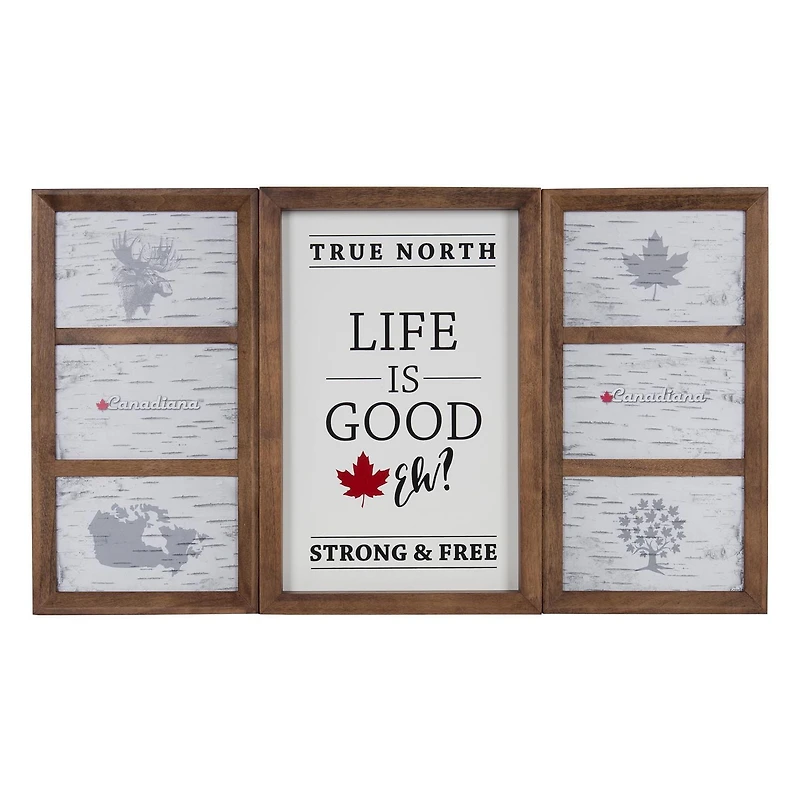 Cadre photo à collage Canadiana