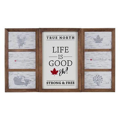 Cadre photo à collage Canadiana