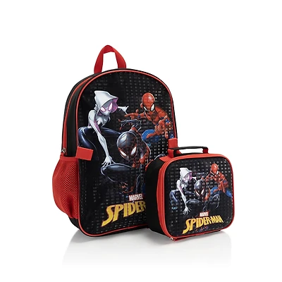 Marvel Kids Spider-man 2pc (Backpack & Lunch Bag) Set (M-EST-SM07-25BTS)