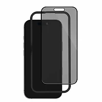 Blu Element Privacy Tempered Glass Screen Protector with Installation Kit for iPhone 16 Plus/15 Plus