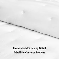 Ensemble de couette 3 pièces Mainstays, blanc arctique, lit double queen Double Queen