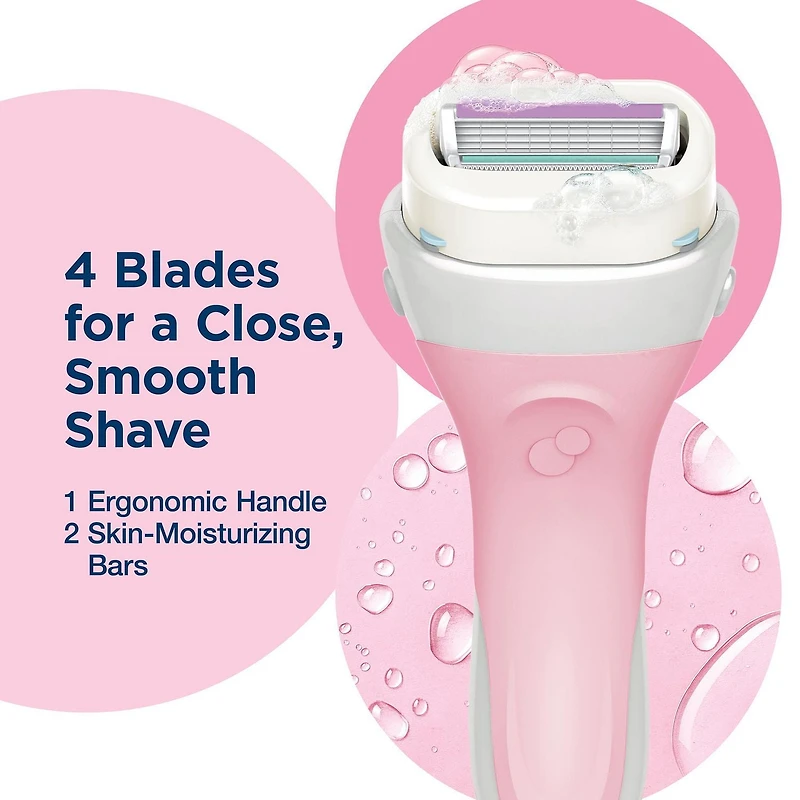 Rasoir pour femmes Schick Intuition Hydratation améliorée avec beurre de karité 1 rasoir