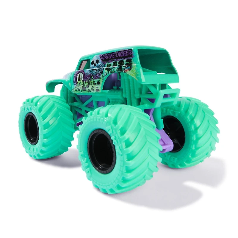 Monster Jam, Official Grave Digger Monster Truck, Die-Cast Vehicle, 1:64 Scale, Kids Toys for Boys Ages 3 and up
