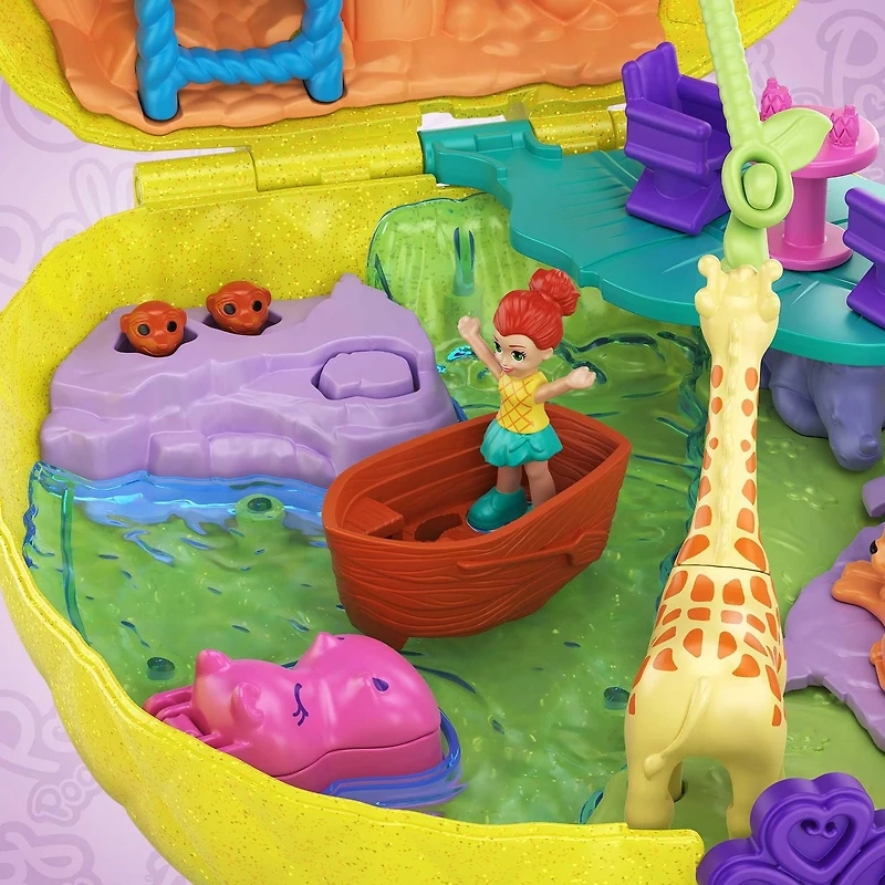 Porte-monnaie compact portable Polly Pocket Tropicool Pineapple