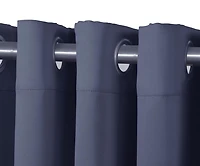 Solid Blackout Grommet Window Panel