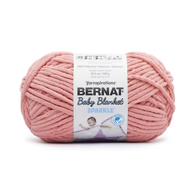 "Bernat® Fil Sparkle™ de Couverture pour Bébé Polyester #6 Super Volumineux, 10,5 Oz/300 G, 220 Yards"