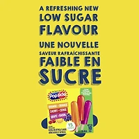 Pops glacés Popsicle Orange, Cerise et Raisin Faible en Sucre 18 x 48 mL