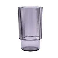 Better Homes and Gardens Ensemble de gobelets Highball en Tritan côtelé gris