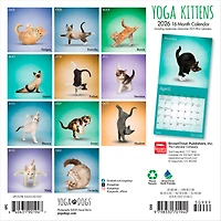 Yoga Kittens 2026 Mini 7x7