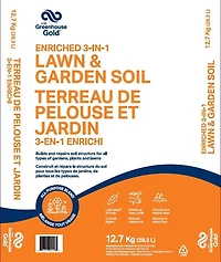 Enriched 3-In-1 Lawn & Garden Soil, Weight/Volume 12.7 Kg / 28.3 L
