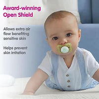 MAM Mini Air Pacifiers (2 pack), MAM Sensitive Skin Pacifier 0-6 Months, Best Pacifier for Breastfed Babies, Baby Boy Pacifiers