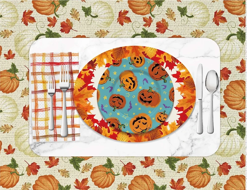 Give Thanks With A Grateful Heart Oval Paper Plates, 8CT