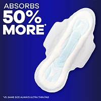 Always Maxi Overnight Pads with Wings for Women, Size 4, Overnight Absorbency, Unscented, 48CT