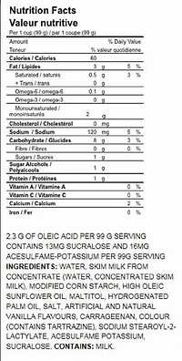 Coupes de pouding à la vanille sans sucre ajouté de Snack Pack® 4 coupes, 396 g