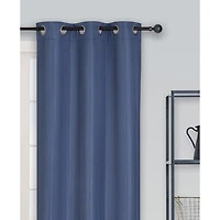 Safdie & Co. Rideau 2PK 84L Blackout Texturé Indigo Bleu