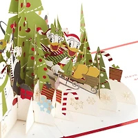 Hallmark Signature Paper Wonder 3D Pop-Up Christmas Card (Disney Mickey Mouse and Friends)