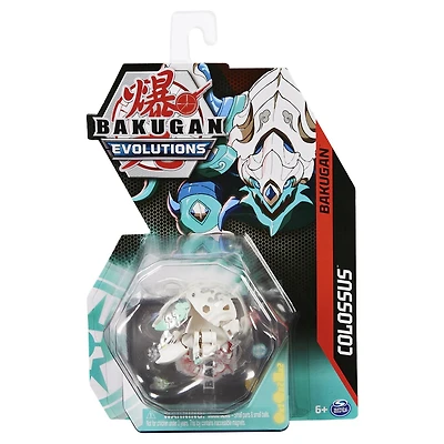 Bakugan Evolutions, Colossus, Figurine articulée de 5,1 cm et carte à collectionner, jouets pour garçons à partir de 6 ans