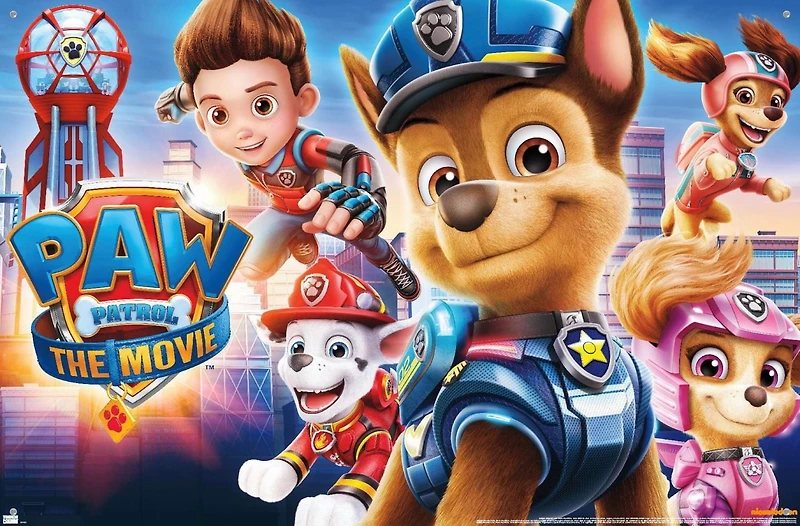 Nickelodeon Paw Patrol Movie - Theatrical Wall Poster, 22.375" x 34"