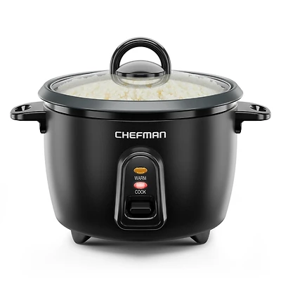 Cuiseur de riz Chefman One-Touch 2.4L (cuit), avec maintien au chaud automatique et marmite antiadhésive