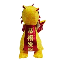 Way to Celebrate Plush Dragon Yellow, 14.5inch