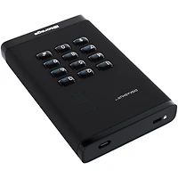 Disque dur portable chiffré Istorage diskAshur3 USB 3.2 Gen 1 1 To (Noir)