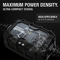 NOCO GENIUS2D, 2A Direct-Mount Onboard Car Battery Charger, 12V Automotive Charger, Battery Maintainer, Trickle Charger, Float Charger and Desulfator for Marine, ATV, Truck and Deep Cycle Batteries