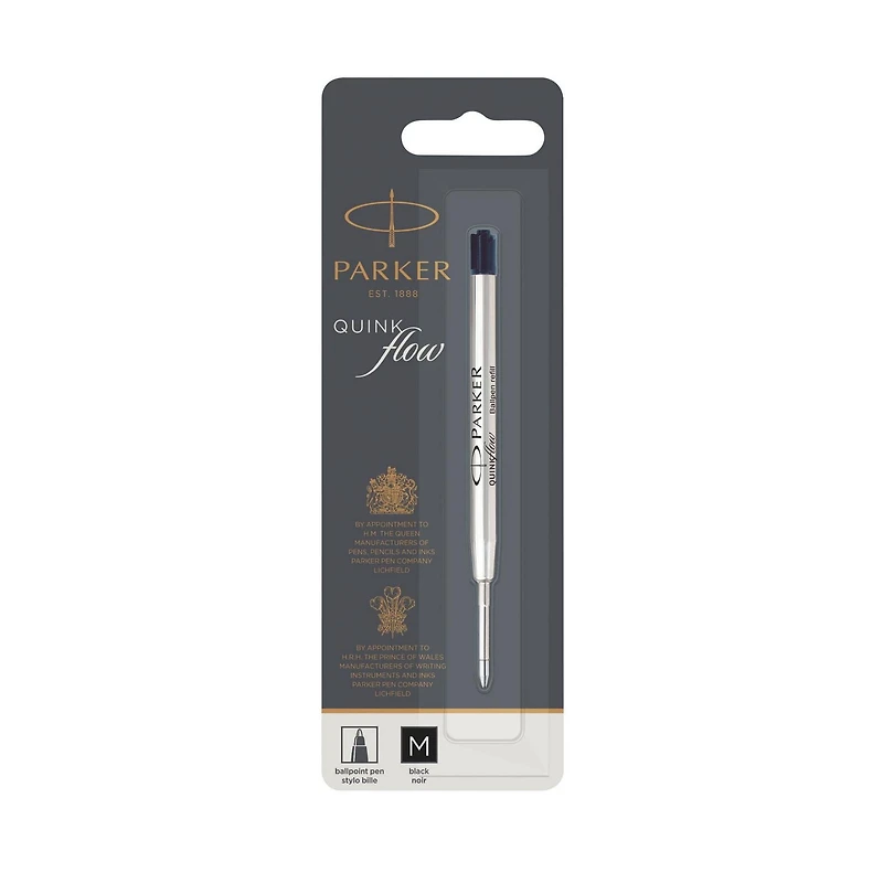 Parker stylo à bille recharge fin blu