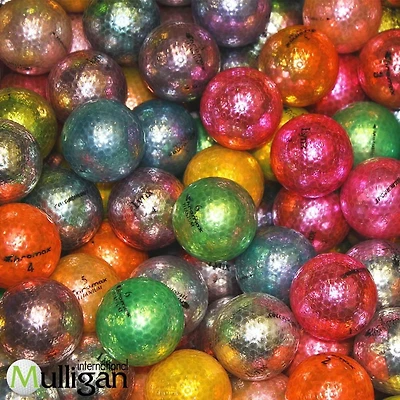 Mulligan - 12 balles de golf récupérées Chromax Mix 4A, blanc