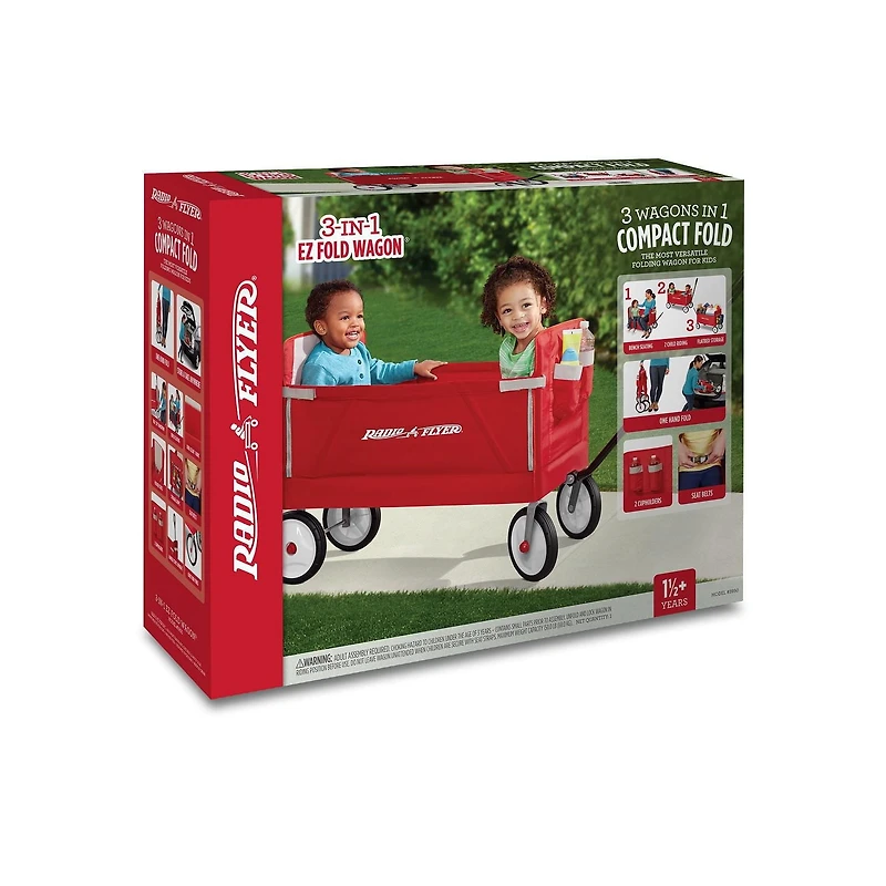 Wagon pliant Radio Flyer pour enfants et cargo