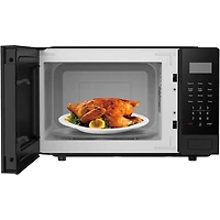 Four à micro-ondes de comptoir Frigidaire de 0,9 pi³ (25,5 L), profil bas, 900 W, 10 niveaux de puissance, noir