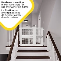 Safety 1ˢᵗ  Barrière à deux modes Barrière de sécurité pour bébé et animal de compagnie