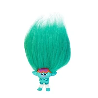 DreamWorks Trolls Band Together Rainbow Pom Poms Keychains with Surprise Mini Doll, Rainbow Series 1