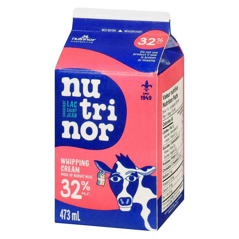 473ML WHIPPING CREAM 32%