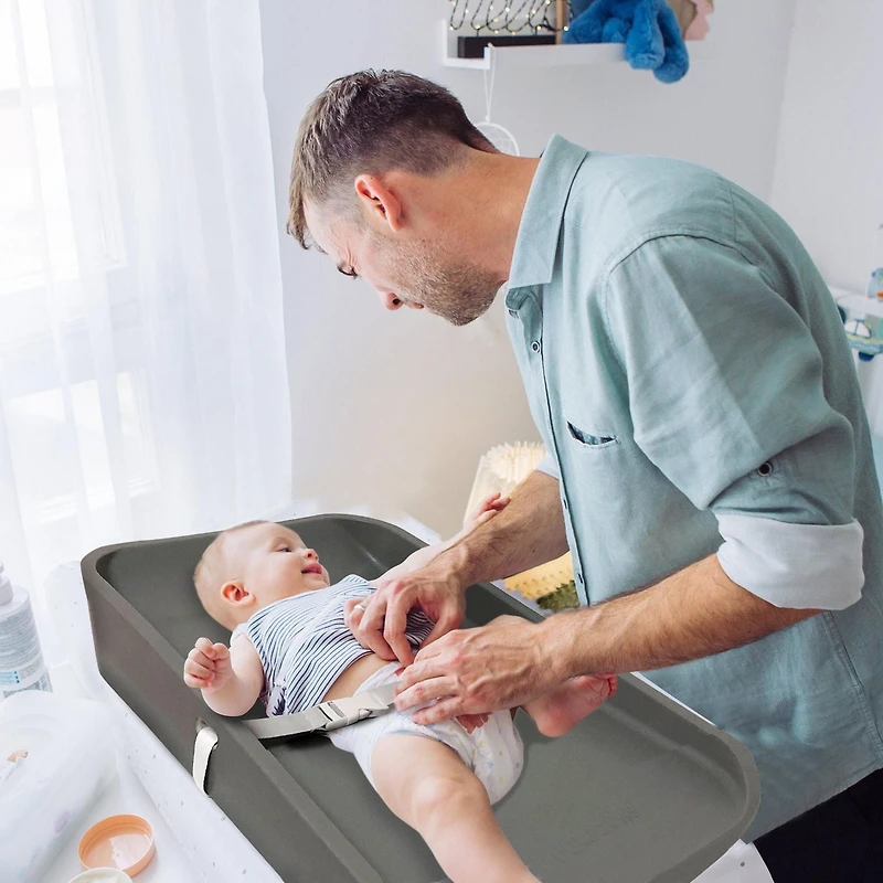 Matelas à langer en mousse de luxe babyworks™ Parfait pour les nouveau-nés et plus!