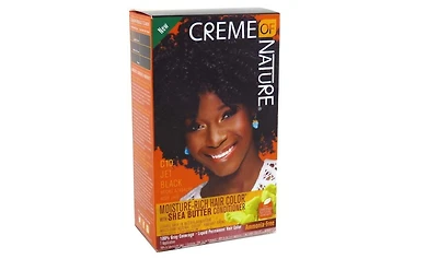 Crème de la nature Moisture Rich Hair Color With Shea Butter - Jet Black C10 c10 noir de jais